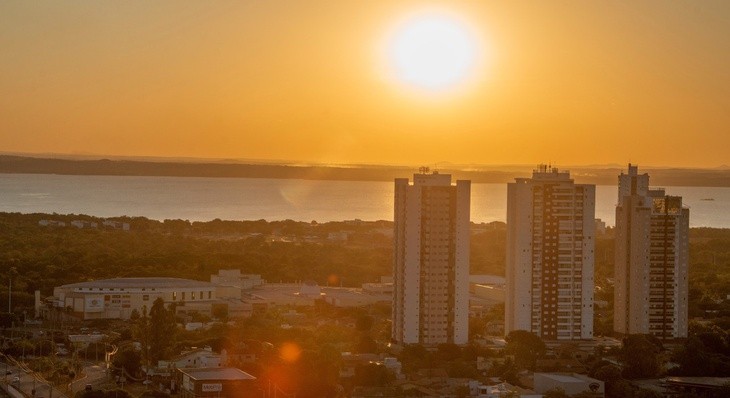 Palmas chega a 41.6ºC e lidera ranking das maiores temperaturas do país, diz Inmet
