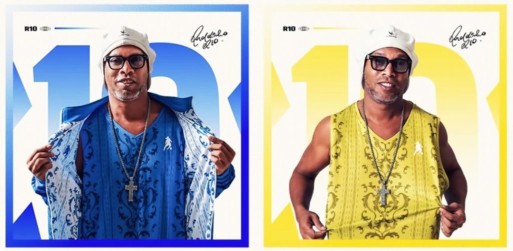 Ronaldinho Gaúcho escala Léo Foguete e Natanzinho Lima para representar o Brasil na seleção do álbum ‘Camisa 10’